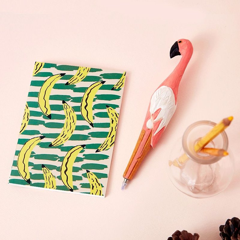 7321Design-BBH Joint Striped Notebook S-banana, 7321-87585 - Notebooks & Journals - Paper Yellow