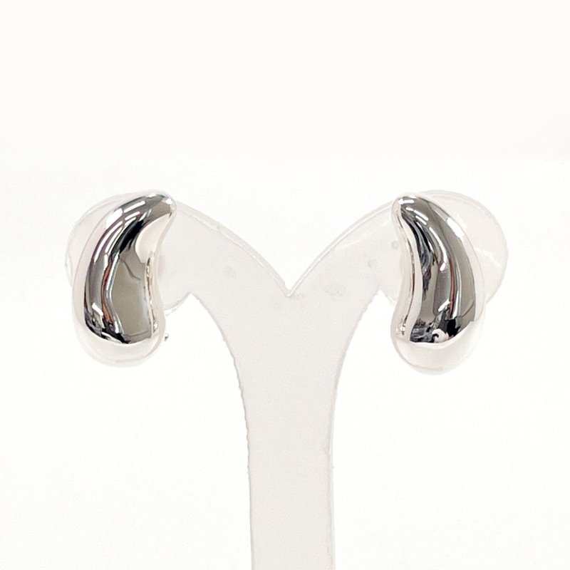 【日本直送 中古美品】ティファニー TIFFANY&Co. イヤリング ティアドロップ エルサペレッティ シルバー925 - 耳環/耳夾/耳骨夾 - 純銀 銀色