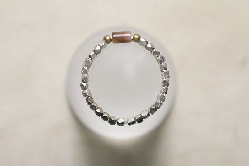 // VÉNUS finds safflower jasper fine soft ring 925 sterling silver natural stone ring // vr008 - แหวนทั่วไป - หิน สีแดง