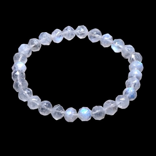 正佳珠寶 Gemsrich Jewelry 【正佳珠寶】藍月光石 湛藍月光 5.8-6.2mm 切面藍月光石手珠