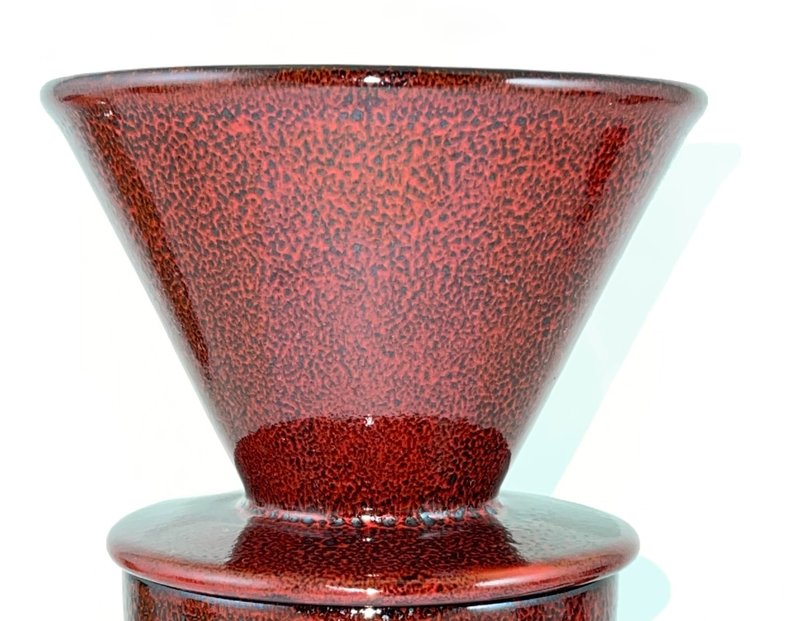 【大立窯】Colorful 珊瑚紅天目 磁吸咖啡濾杯 (1入/盒) - 咖啡壺/手沖壺 - 瓷 