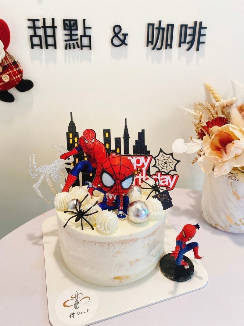 Spider-Man shaped cake, customized cake, customized birthday cake, cake dessert, dessert - Cake & Desserts - Fresh Ingredients 