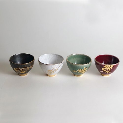 鶯歌陶瓷博物館 四季鎏金杯(1入)