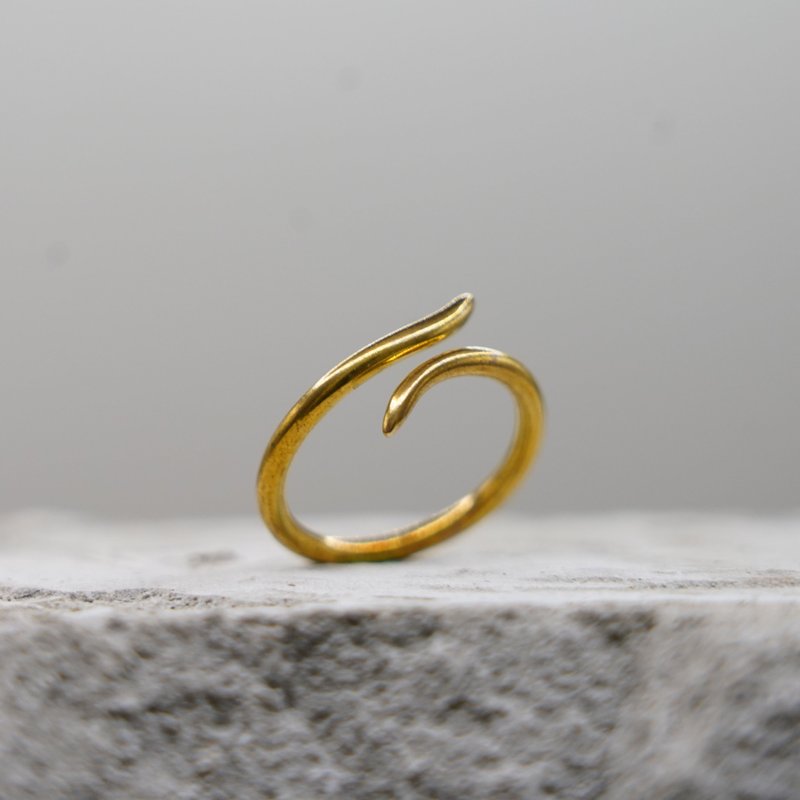 Thin round open ring - แหวนทั่วไป - โลหะ 