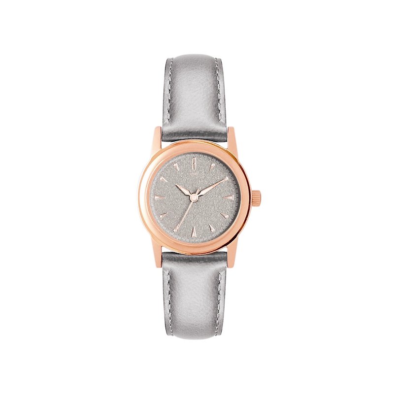 HIBI Watches: Mio 23.5mm Grey - Japanese Movement & Sapphire Crystal Glass - นาฬิกาผู้หญิง - โลหะ สีเทา
