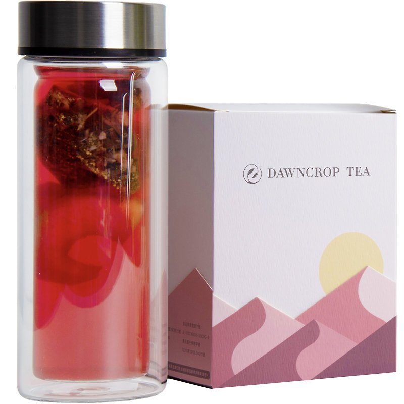 Fruit Tea Bag X Double Anti-scald Heat Resistant Glass Bottle