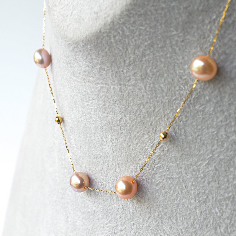pearl station necklace - Necklaces - Pearl 