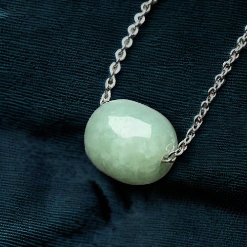瓔珞珠寶盒 E.L.Jewelry Box 果綠翡翠路路通項鍊 | 天然緬甸玉翡翠A貨 | 送禮