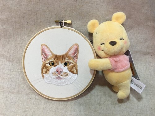 杏風聿手作坊—貓築手繡 貓築。手繡客製。自然貓貓