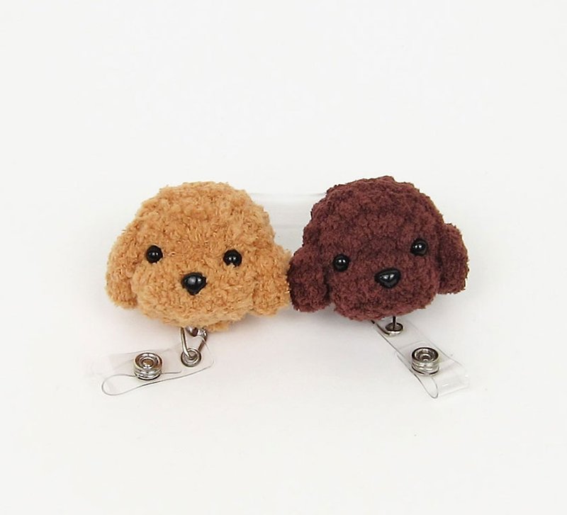 Poodle-Retractable wallet - ID & Badge Holders - Other Materials Multicolor