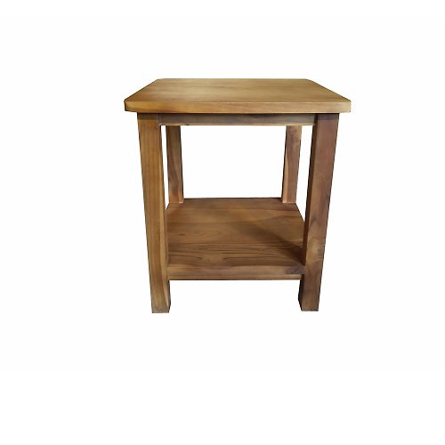 吉迪市 JatiLiving 【吉迪市100%全柚木家具】RPNA014 柚木簡約床頭櫃 邊桌 置物