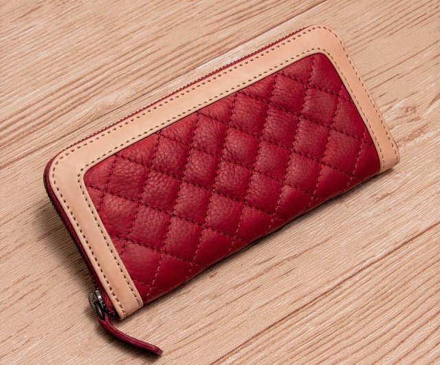 ウォレットJson-CH（赤） - ショップ Guate Leather 財布 - Pinkoi