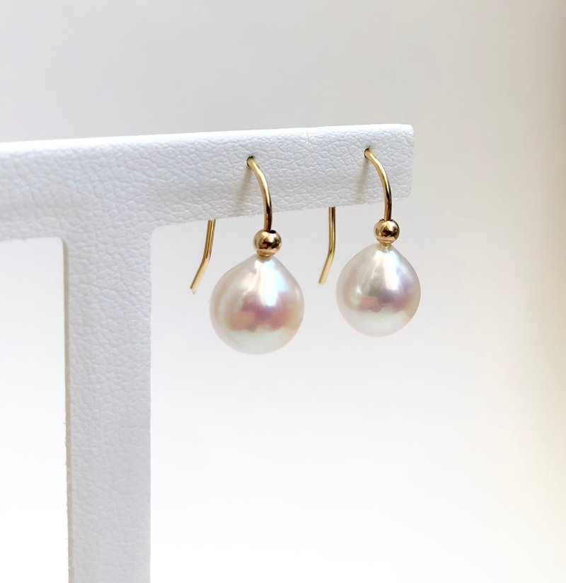 Akoya pearl  earring  750  海水真珠 - 耳環/耳夾/耳骨夾 - 珍珠 白色