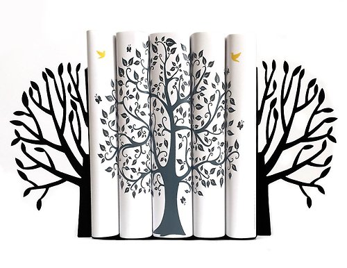 Design Atelier Article Metal Bookends Spring Tree // Modern home decor // Free shipping worldwide //