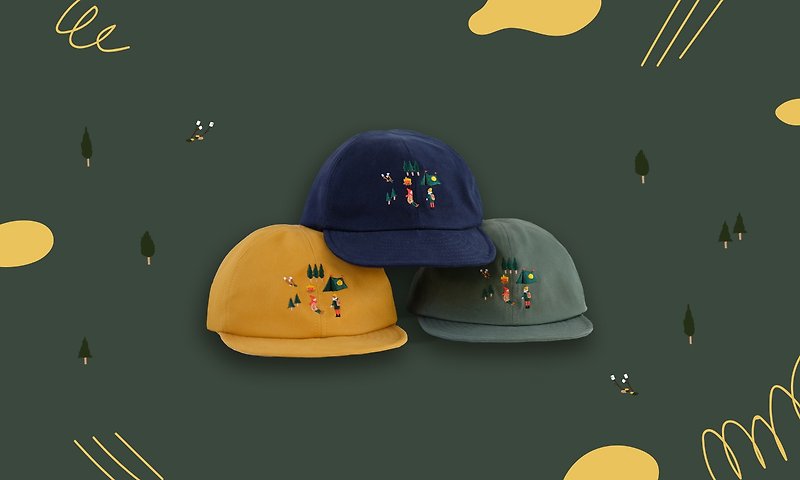 Eco-Friendly Joe Cap - หมวก - ผ้าฝ้าย/ผ้าลินิน สีน้ำเงิน