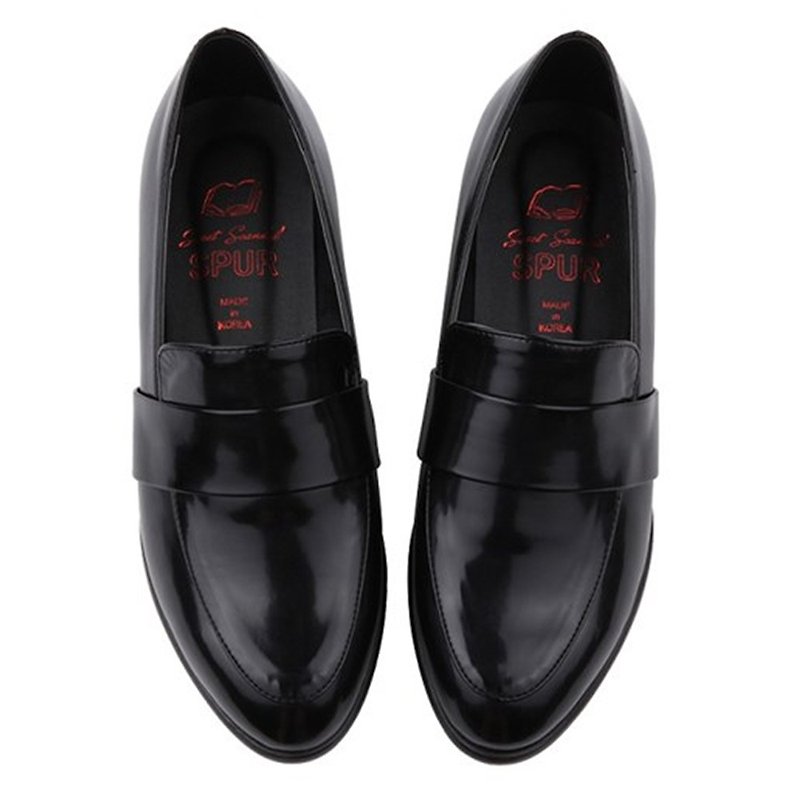 PRE-ORDER – SPUR ADONIS LOAFER FF7079 BLACK - รองเท้าอ็อกฟอร์ดผู้หญิง - หนังเทียม สีดำ