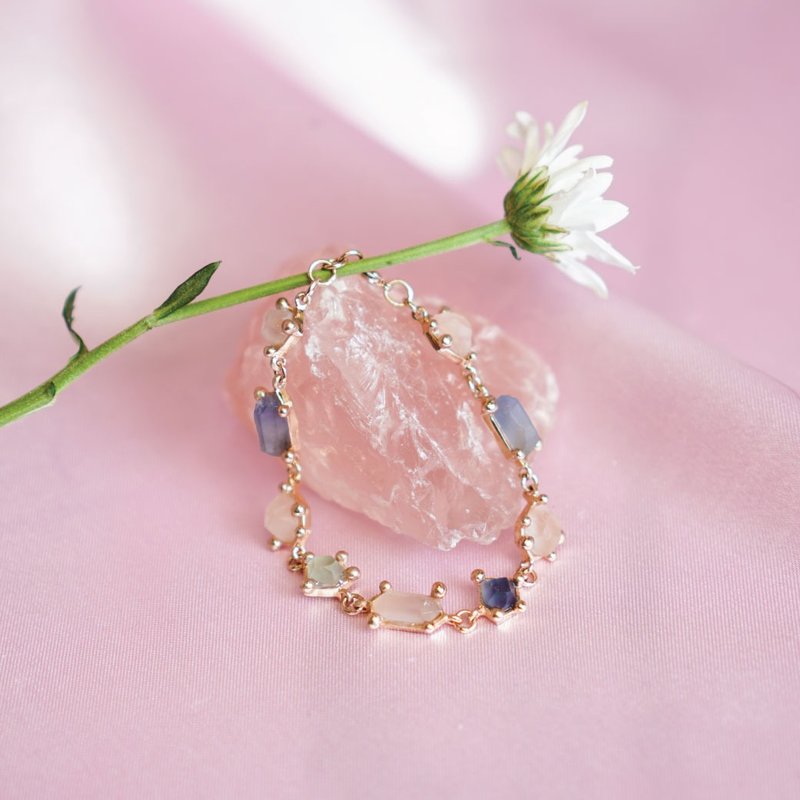Audrey Bracelet - 手鍊/手環 - 半寶石 粉紅色