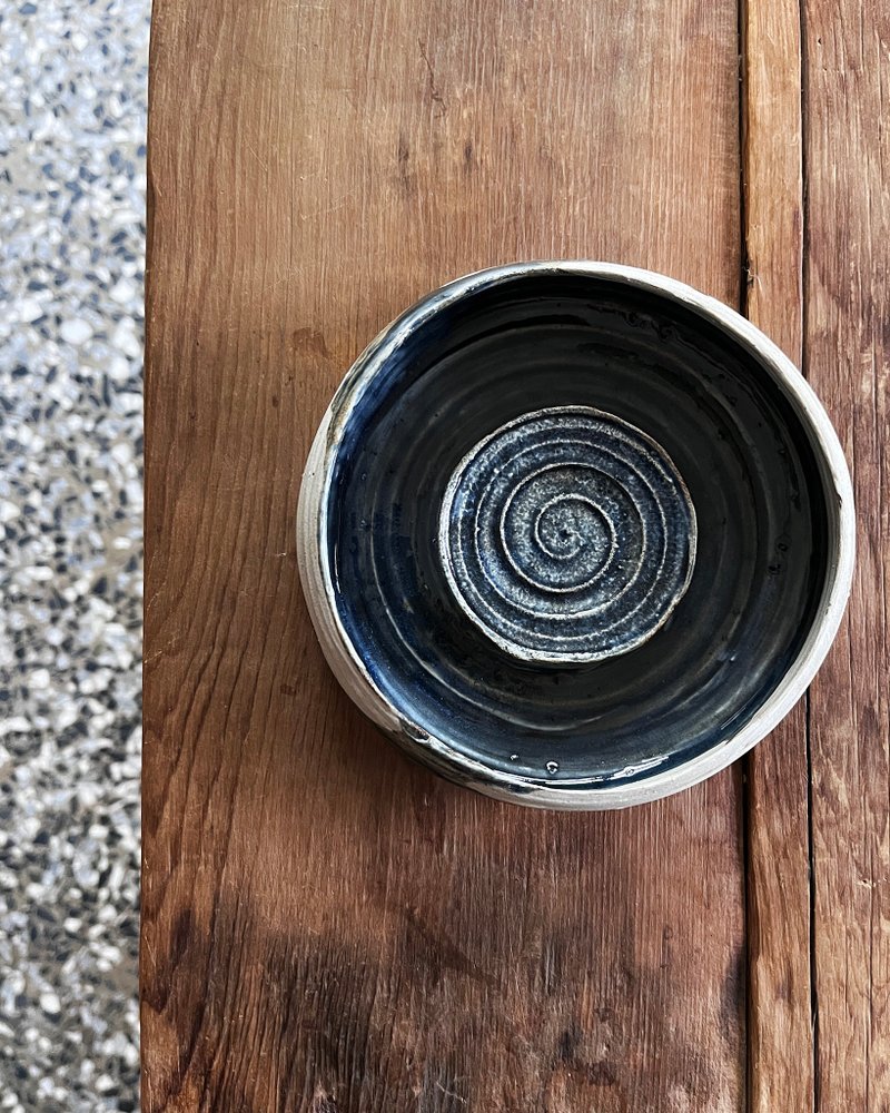 墨藍 壺承 茶盤陶盤 | 陶器皿 - 茶壺/茶杯/茶具 - 陶 藍色