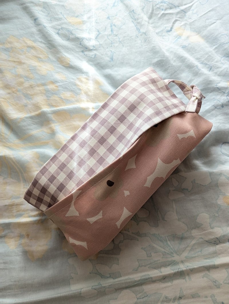 Handmade Japanese cloth paper cover/household toilet paper cover - กล่องทิชชู่ - ผ้าฝ้าย/ผ้าลินิน 