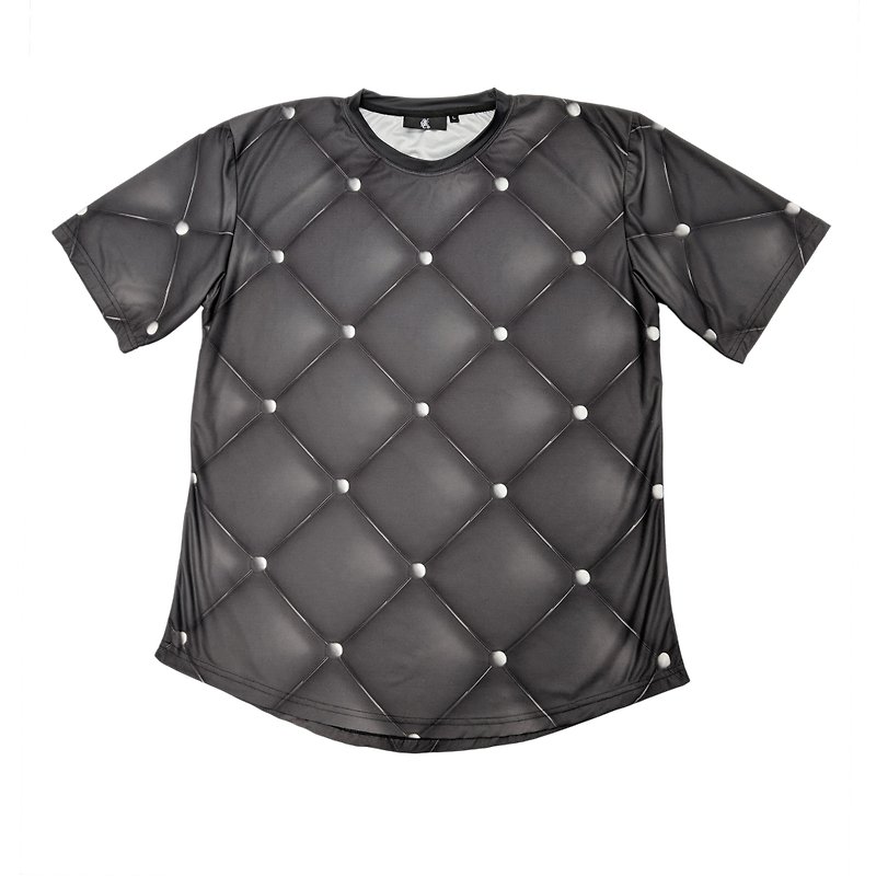 美好年代 棉感T - Tシャツ メンズ - ポリエステル ブラック