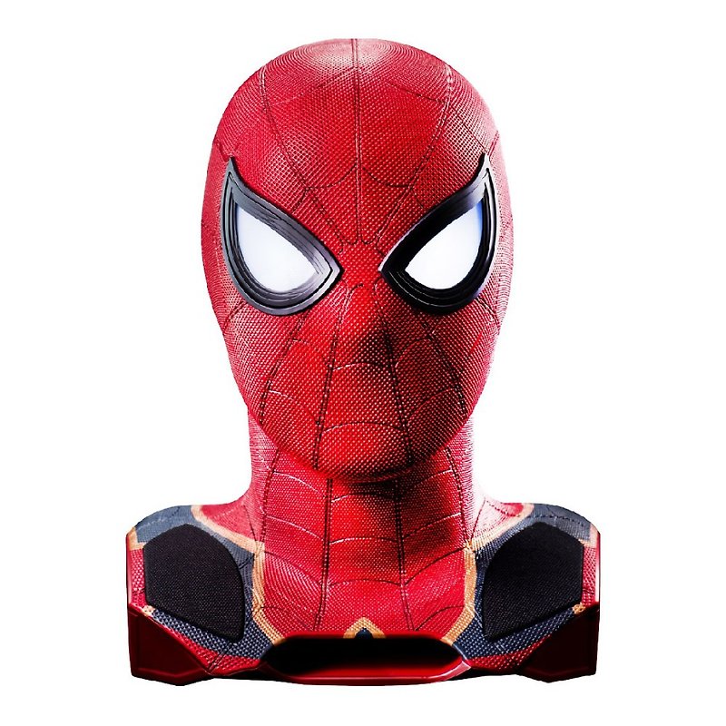 【Hong Man】鋼鐵蜘蛛人1:1真人頭像大小投影藍牙喇叭 - 裝飾/擺設  - 塑膠 紅色