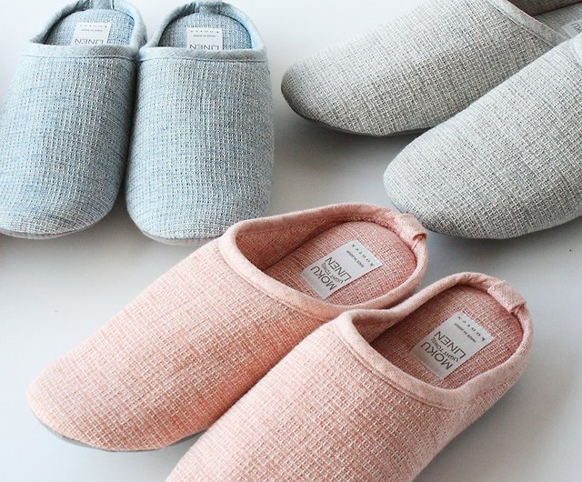 kontex] Japanese cotton and Linen slippers-4 colors in total - Shop kontex-tw Other - Pinkoi