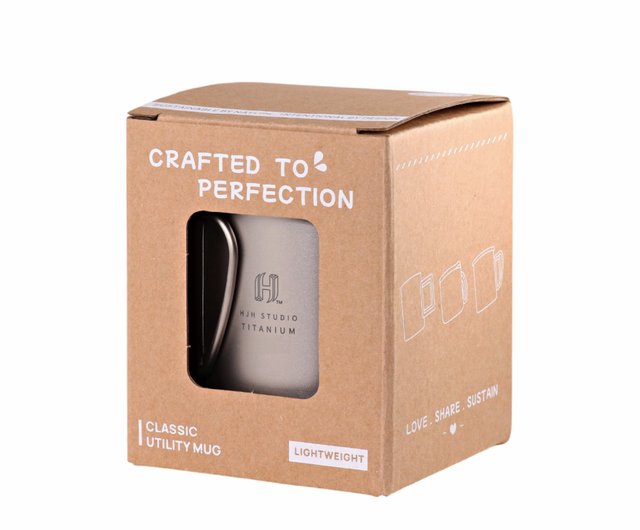 純チタン製折りたたみカップ 300ml | レーザー刻印カスタム | 誕生日