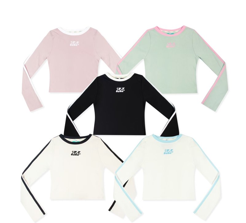 Demna top color White , Off-white. , Black , Pink , Mint - 女 T 恤 - 棉．麻 