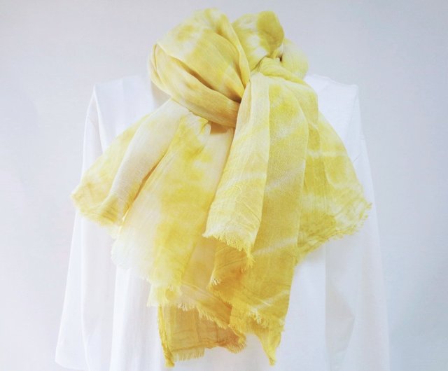 草木染め・コブナグサ染め・オーガニック・コットンガーゼ・知多木綿