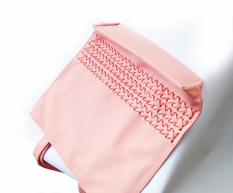 Honey Tote Bag (Flamingo Pink) - 側背包/斜孭袋 - 壓克力 粉紅色