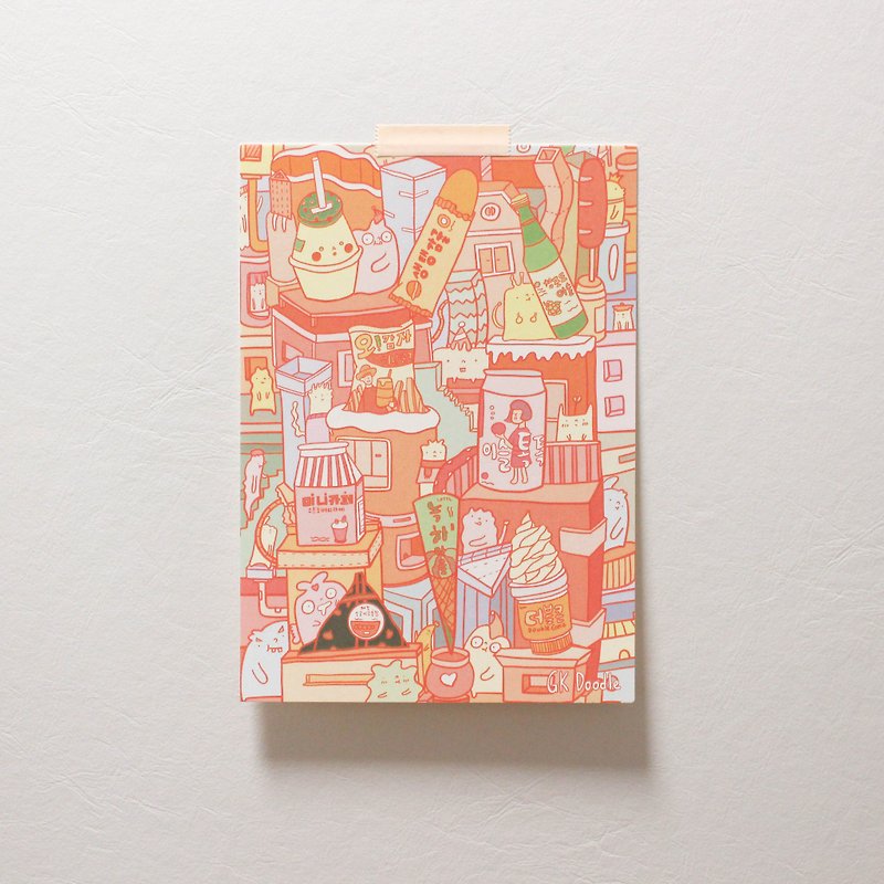 Little Monster Postcard Set 6 - การ์ด/โปสการ์ด - กระดาษ หลากหลายสี