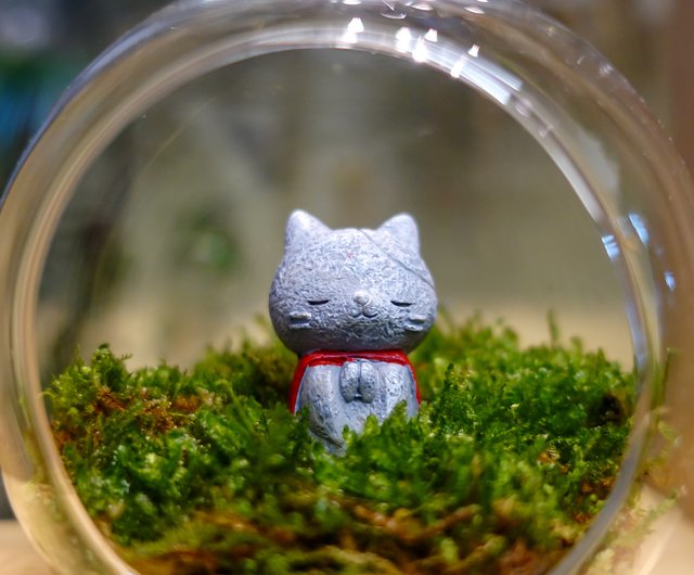 ガラスカプセル玩具と苔玉 - ショップ tinyscene フラワー/ガーデン