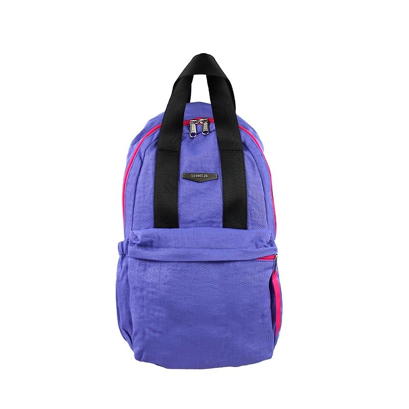 Purple lightweight backpack BODYSAC "b652" - กระเป๋าเป้สะพายหลัง - กระดาษ สีน้ำเงิน