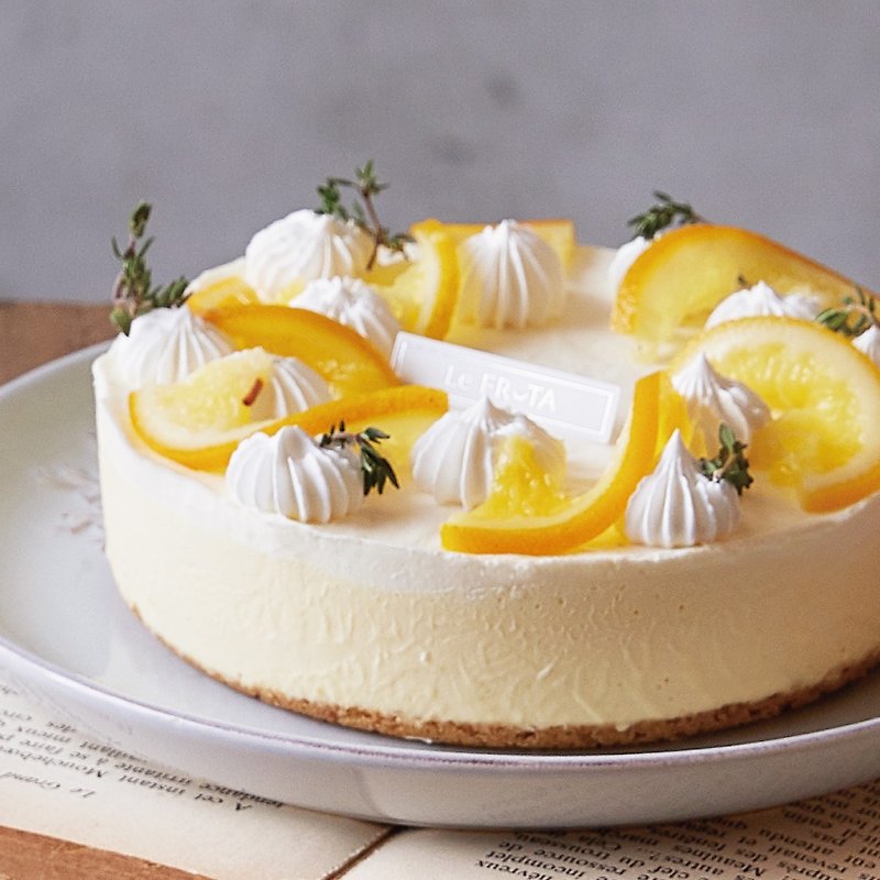 【LeFRUTA】Passionate Yogurt Cheesecake / 6 inches - Cake & Desserts - Fresh Ingredients Yellow