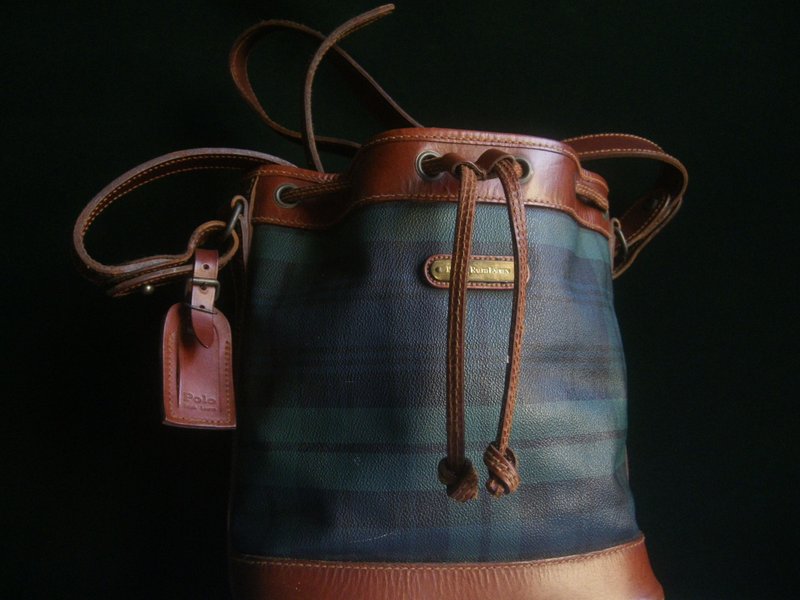 [OLD-TIME] Early second-hand old bag Ralph Lauren bucket bag - กระเป๋าแมสเซนเจอร์ - วัสดุอื่นๆ หลากหลายสี