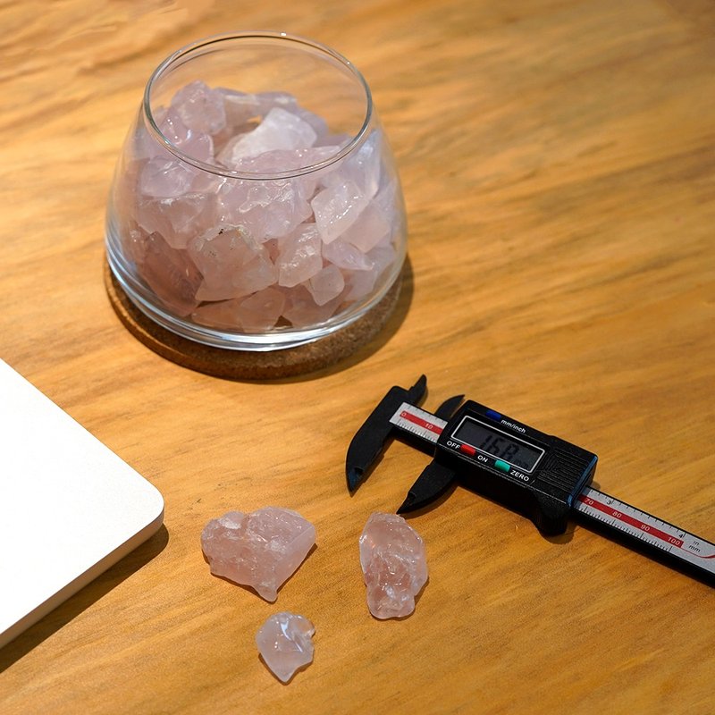 【正佳珠寶】ローズクォーツ 原石浄化クリスタルカップ 恋愛・人間関係運アップ - その他 - クリスタル 多色
