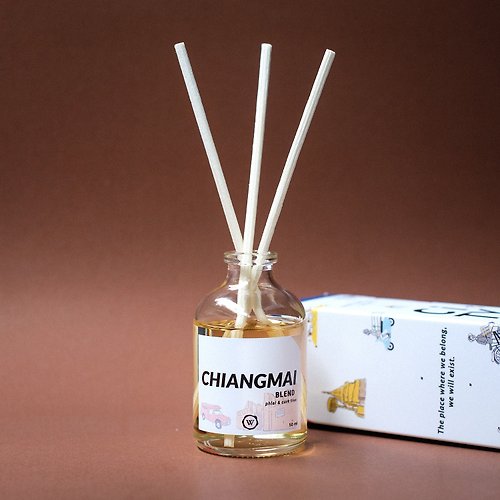 waxvalley Scented Room Diffuser Set Chiangmai Blend City Series | Cork Tree & Phlai