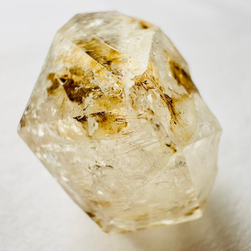 巴基斯坦黃泥骸骨水晶 銀31開窗骨幹水晶 原石原礦標 磁場脈輪 - 擺飾/家飾品 - 其他材質 金色