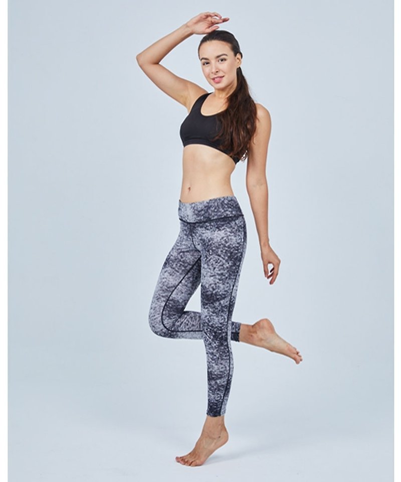 Aurora Stretch Leggings Yoga Pants/Starry Night - ชุดโยคะ - ไฟเบอร์อื่นๆ 