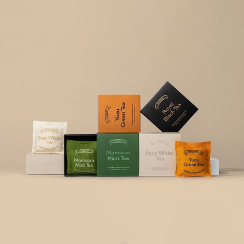 L'Original London 英國精品車用香氛 英國L'Original下午茶系列香氛茶包2入組
