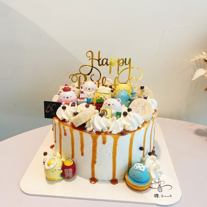 Collection of corner creatures, cute cakes, customized cakes, homemade dolls, desserts 6 inches - Cake & Desserts - Fresh Ingredients 