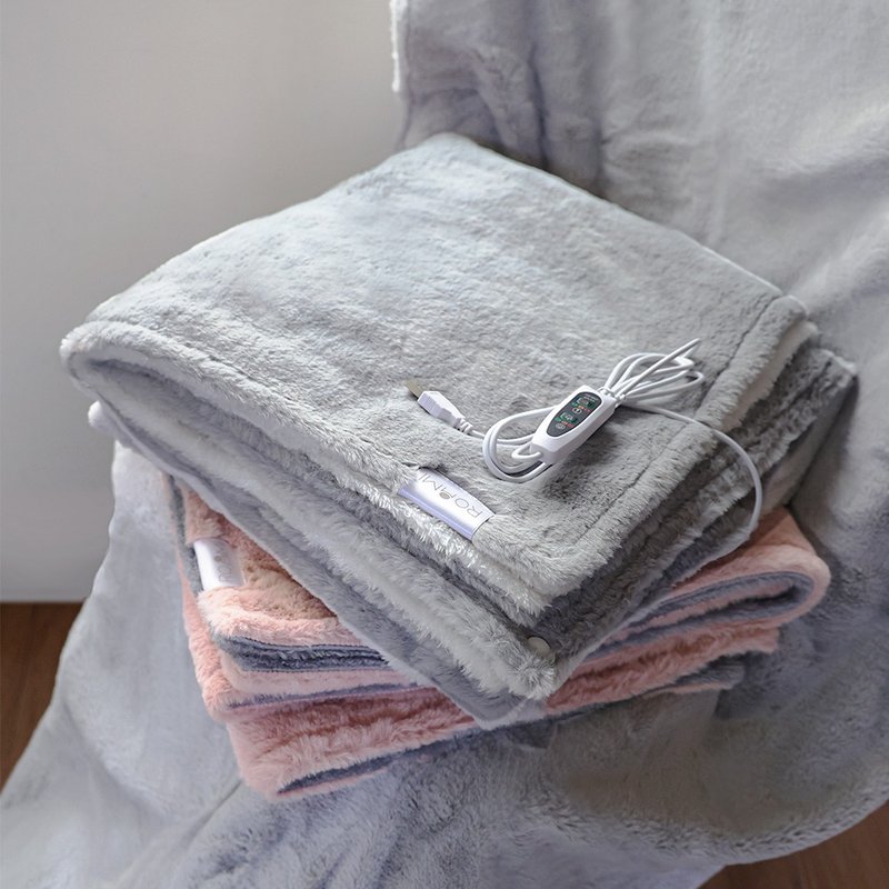 ROOMMI ホット電気USBブランケット M/L (3色) - 毛布・かけ布団 - その他の化学繊維 グレー