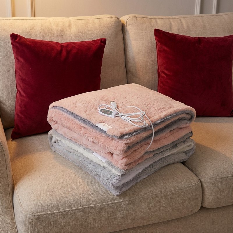 ROOMMI EverWarm Electric USB Shawl Heating Blanket M/L (3 Colors) - ผ้าห่ม - ไฟเบอร์อื่นๆ สีเทา