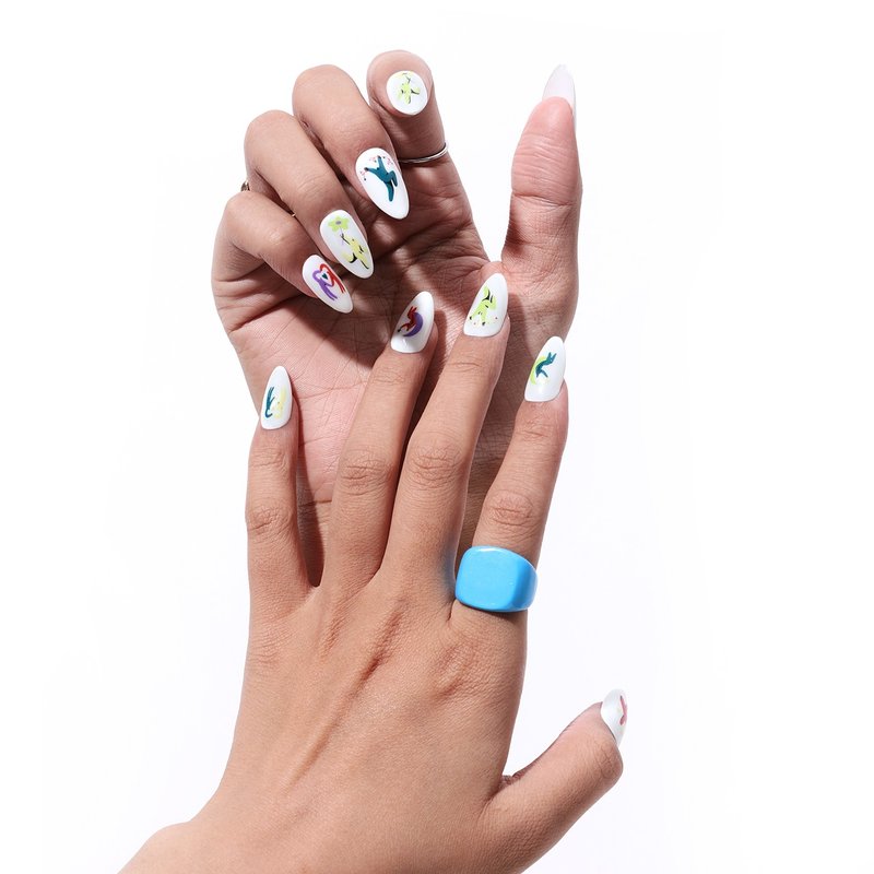 Dreaming on the Moon - Nail Polish & Acrylic Nails - Plastic Multicolor