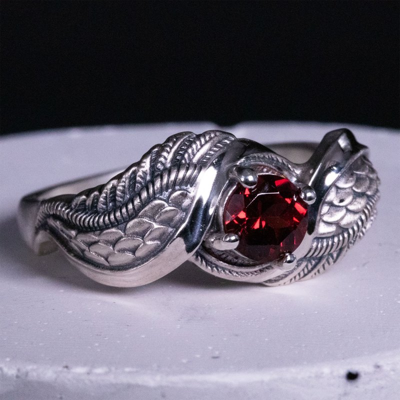 Vermilion Bird / DR-69 - 戒指 - 純銀 銀色