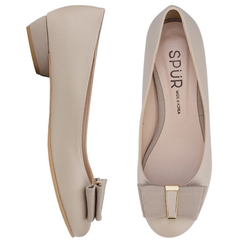PRE-ORDER – SPUR NEATLY GIRL FLATS LS7006 BEIGE - Women's Casual Shoes - Other Materials 