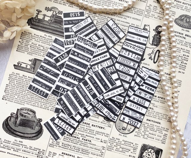 コラージュ トレーシングペーパー ミニ封筒 10枚 女の子が