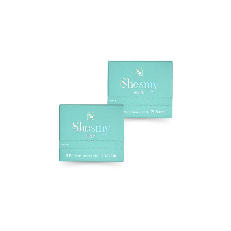 【臺灣首創】Shesmy旭思蜜可分解衛生棉-無香款-護墊15.5cm - 布衛生棉/生理用品 - 環保材質 綠色