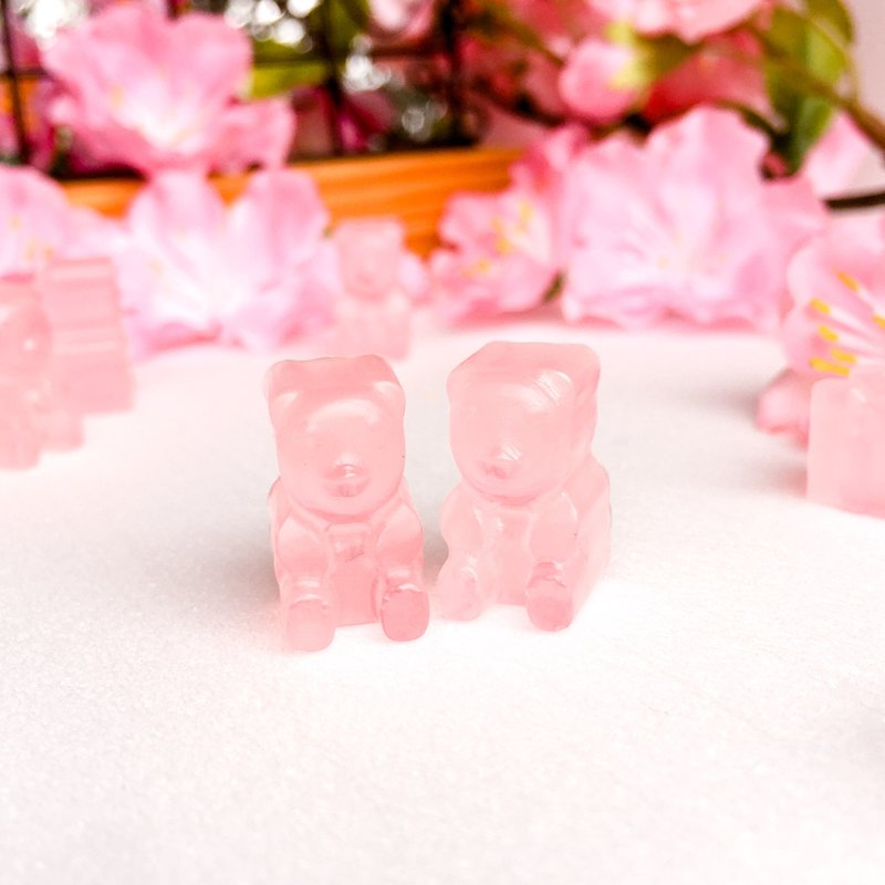 New color added gummy bear earrings グミベアgummy bears dessert jewelry single - ต่างหู - เรซิน หลากหลายสี