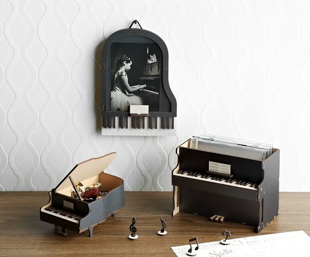 Japan Magnets Classic Grand Piano Platform Piano Style Interesting